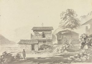 Na vila perto de Tassisudon [Tashicho Dzong] 作： Samuel Davis