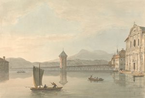 Vista em Lucerna: O Colégio dos Jesuítas
