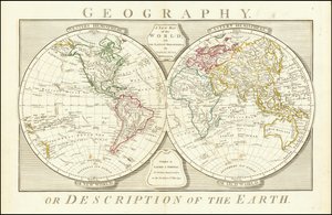 サミュエル・ダンによる1794年の世界地図