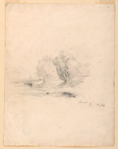 小川と木々 作： Samuel Finley Breese Morse
