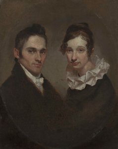 ハイラム・ビンガム牧師（1789-1869）夫妻（シビル・モズリー、1848年没）