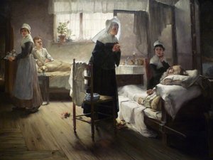エヴァンジェリンは病院で彼女の関係を発見しました 作： Samuel G. Richards