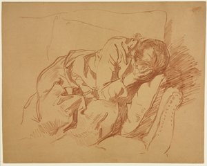 哀悼の女サラ・H・クローネ、1880年代または1890年代。 作： Samuel H. Crone