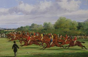 1862ダービーの始まり、1862（ペアについては451913を参照） 作： Samuel Henry Alken