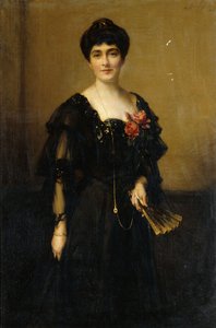 フレデリックアシュトンジョンソン夫人の肖像 作： Samuel Henry William Llewelyn
