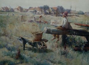 Summertime, Walberswick, Suffolk 作： Samuel Henry William Llewelyn