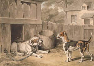 いたずら犬 作： Samuel Howitt