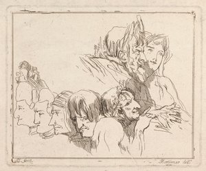 Kolme etsausta yhdelle arkille: Studies of Heads 作： Samuel Ireland