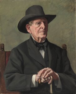 「老船長」の肖像 作： Samuel Isham