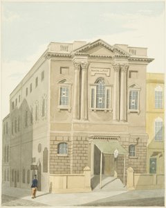 Assembly Rooms, Prince Street（鉛筆・水彩・紙 作： Samuel Jackson