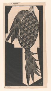 Ananas (オブジェクトの元のタイトル) 作： Samuel Jessurun de Mesquita (signed by artist)