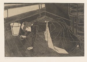 スクラブ女性