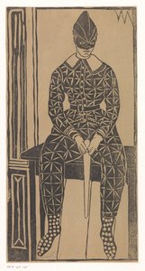 ハーレクイン 作： Samuel Jessurun de Mesquita (signed by artist)