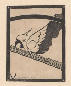 パパ（スクリーミング・コカトゥー） 作： Samuel Jessurun de Mesquita (signed by artist)