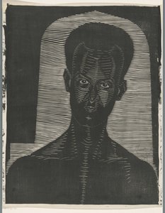 見知らぬ男の肖像 キュラソー (オブジェクトのタイトル) 作： Samuel Jessurun de Mesquita (signed by artist)