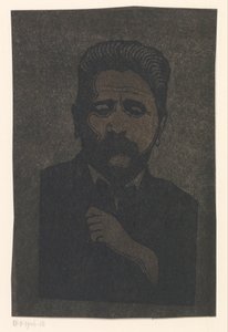 自画像（ドロップシャドウあり） 作： Samuel Jessurun de Mesquita (signed by artist)