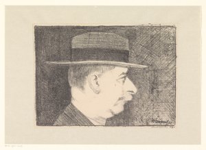 自画像 作： Samuel Jessurun de Mesquita (signed by artist)