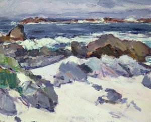 ロッキーショア、アイオナ 作： Samuel John Peploe