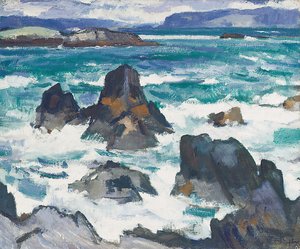 ラフデー、アイオナ 作： Samuel John Peploe