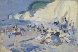 ベルヌヴァル（木・油彩） 作： Samuel John Peploe
