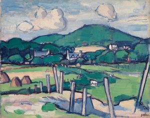 風景 1891-1935年頃（油彩・パネル） 作： Samuel John Peploe