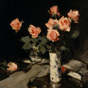 バラ（キャンバスに油彩） 作： Samuel John Peploe
