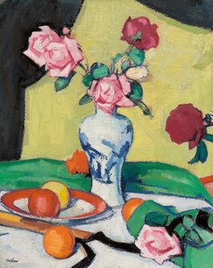 1920年代初頭のバラ 作： Samuel John Peploe