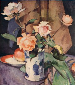 静物、c1900。 作： Samuel John Peploe