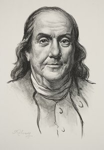ベンジャミン・フランクリン（リソ） 作： Samuel Johnson Woolf
