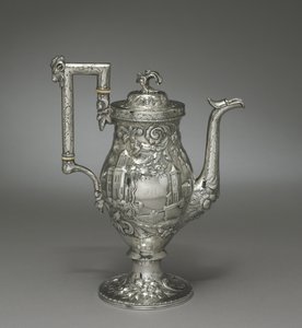 ネオロコココーヒーポット、1840年頃 作： Samuel Kirk