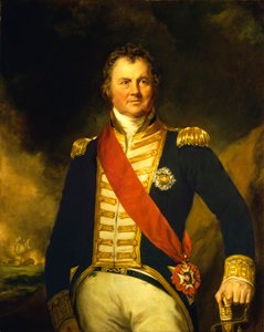 エドワード・ソーンバラ提督（1754-1834） 作： Samuel Lane