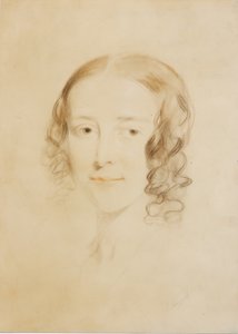 フランシス・エリザベス・ディケンズ（ファニー・バーネット）、1836（紙にパステル＆クレヨン） 作： Samuel Laurence