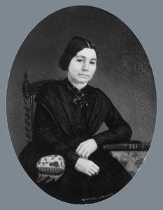 女性の肖像、カリフォルニア州。 1850年。 作： Samuel Lovett Waldo