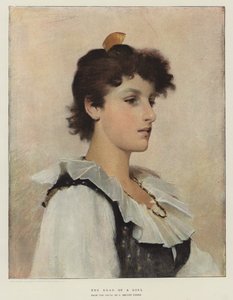 少女の頭 作： Samuel Melton Fisher