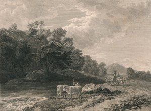 「ダルトン近くの景色」、1785 作： Samuel Middiman