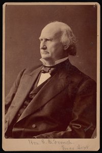エズラ・バートレットの肖像 フランス人 1810～1880年、1870年代。 作： Samuel Montague Fassett