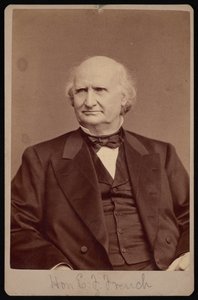 エズラ・バートレットの肖像 フランス人 1810～1880年、1878年。 作： Samuel Montague Fassett