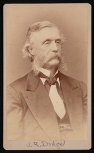 ジェイコブ リチャーズ ドッジの肖像 1823 ～ 1902 年、1878 年。 作： Samuel Montague Fassett