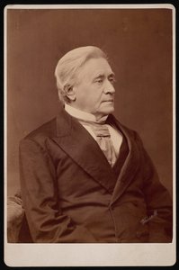 ジョセフ ヘンリー 1797 ～ 1878 年の肖像、1875 年 12 月。 作： Samuel Montague Fassett
