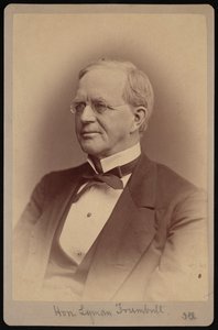 ライマン トランブルの肖像 1813 ～ 1896 年、1877 年。 作： Samuel Montague Fassett