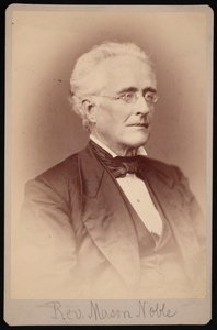 メイソン・ノーブル牧師の肖像、1809～1881年、1876～1880年。 作： Samuel Montague Fassett