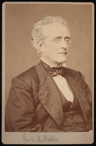 メイソン・ノーブル牧師の肖像、1809～1881年、1876～1880年。 作： Samuel Montague Fassett