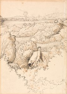 Mökki puiden keskellä, Shoreham 作： Samuel Palmer