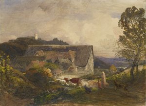 プリンセスリスボローの農場、19世紀 作： Samuel Palmer