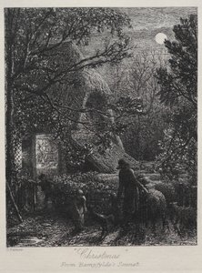 クリスマス (最後のひつじをたたむ) 作： Samuel Palmer