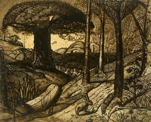 早朝、1825 作： Samuel Palmer