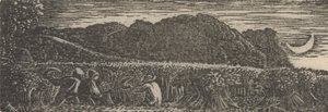Harvest under a Crescent Moon   1444493   ja       japanese Successfully Translated  Original: Illustration by Dinet from Mirages Scenes of Arab life. 1906. Mirages, Scénes De La Vie Arab was illustrated by Etienne Dinet with commentary by Silman Ben Ibrah 作： Samuel Palmer