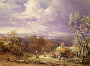 収穫（紙の上でのWCとボディカラー） 作： Samuel Palmer