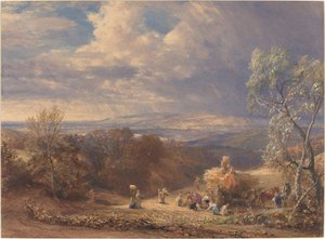 収穫 作： Samuel Palmer