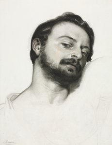 男の頭 作： Samuel Palmer